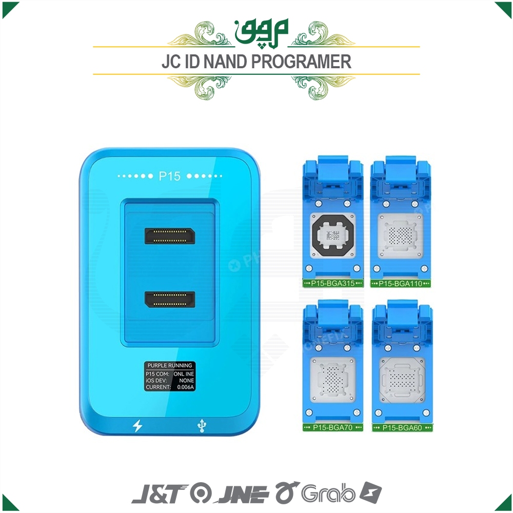 JC ID P15 Nand Programmer With Socket BGA110 / Socket BGA315 JC ID P15 / Socket BGA70 JC ID P15 / So