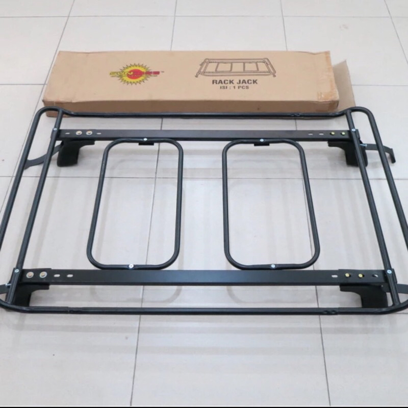RAK ATAS MOBIL SUNRISE UNIVERSAL HITAM / ROOF RAK