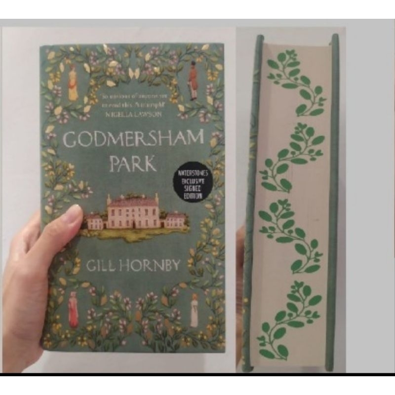 Godmersham Park by Gill Hornby Waterstones Signed Sprayed Edges