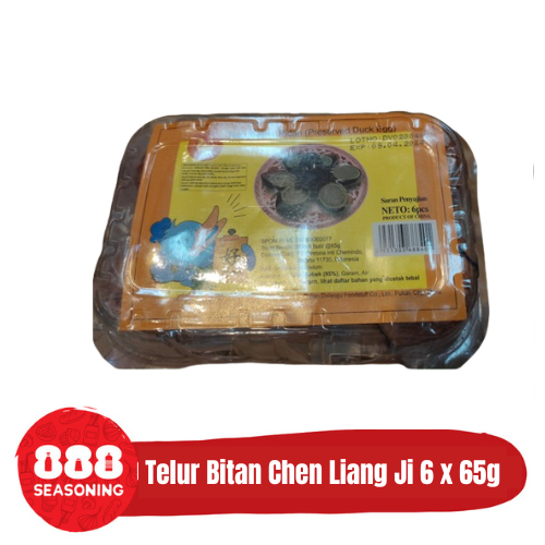 

Telur Bitan/ Telur Pidan Preserved Duck Egg Chen Liang Ji 6 x 65g 390g