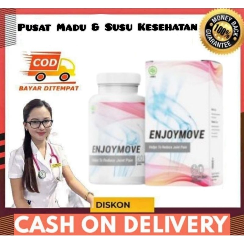 EnjoyMove Asli Obat Nyeri Sendi & Syaraf Kejepit Original Herbal