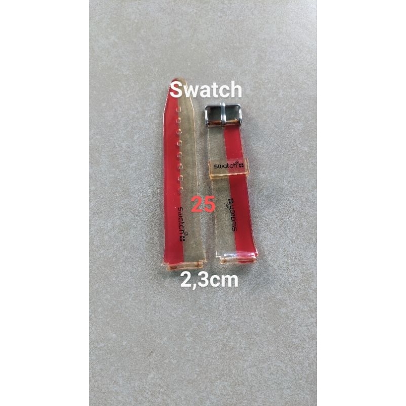 tali jam tangan Swatch asli strap jam tangan Swatch ori second