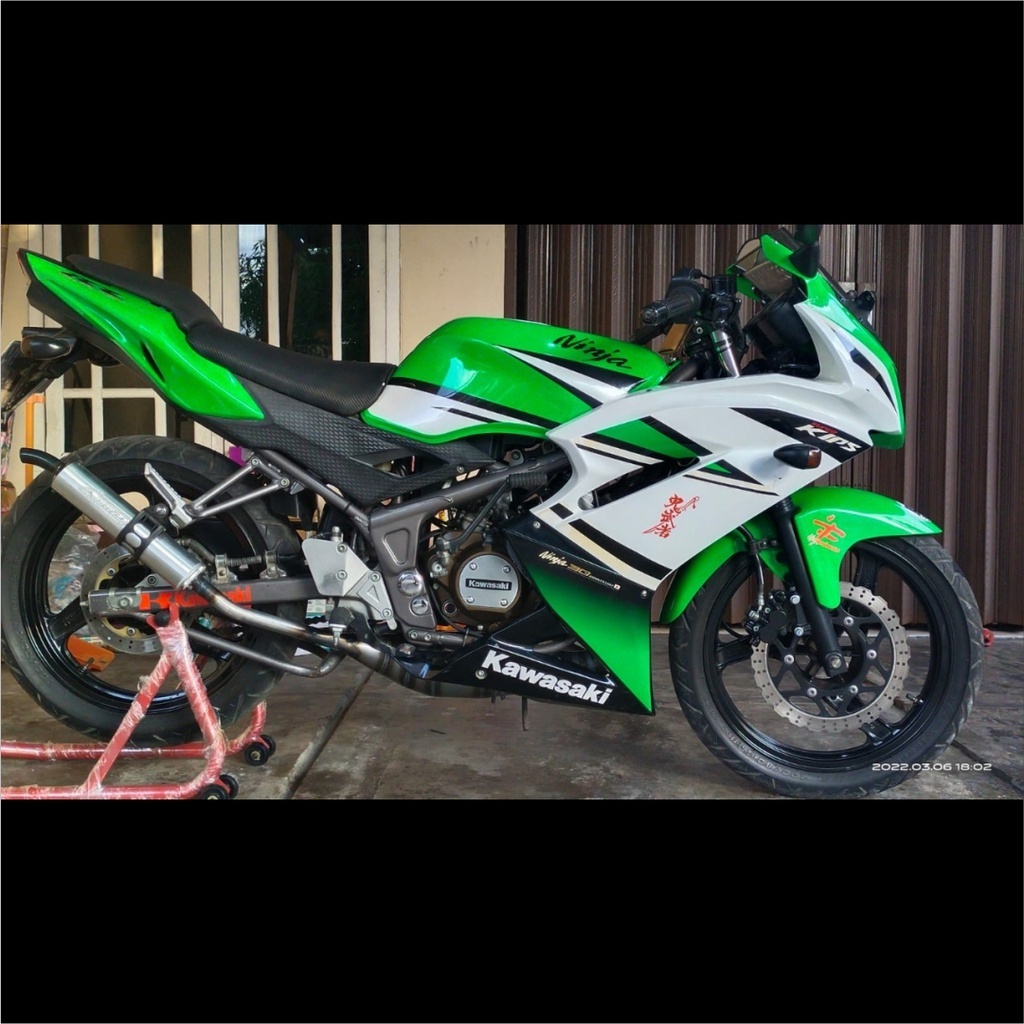 Knalpot ABRT20 Ninja RR Non Kobra Plat Galvanis ORIGINAL PABRIK ABRT20