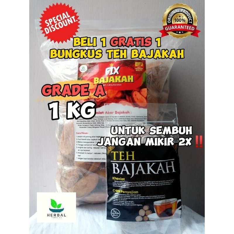 

PROMO AKAR BAJAKAH KALALAWIT MERAH ASLI KALIMANTAN 1 KG + BONUS TEH BAJAKAH