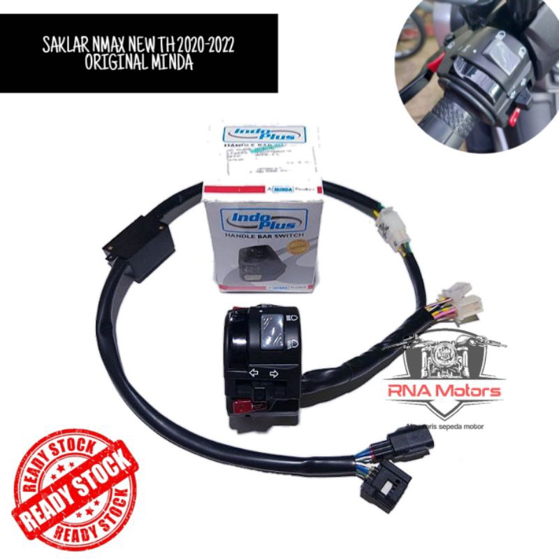 SAKLAR AEROX NEW CONNECTED • SAKLAR KIRI VIXION MINDA PNP AEROX CONNECTED ABS 2021-2023