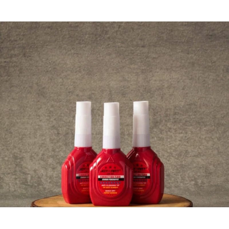 

TipeX cair / Correction Fluid Joy Art Merah