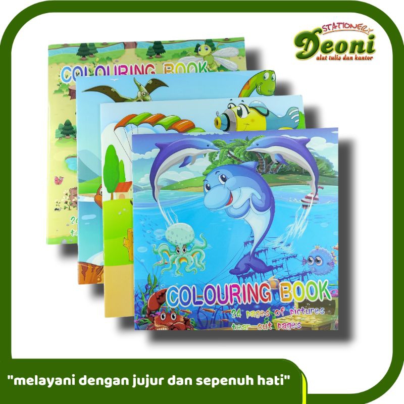 

Coloring Book / Buku Mewarnai Animal AT005