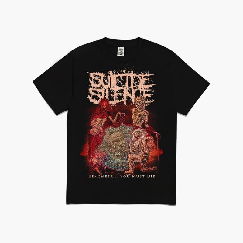 T-Shirt Suicide Silence - Remember You Must Die [Kaos/ Baju Band Musik Oversize]