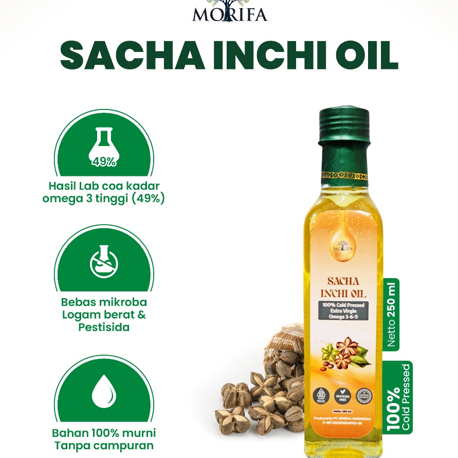 

99 BRANDS FESTIVAL Minyak sacha inchi omega 369 sacha inchi oil cold pressedextra virgin 25ml