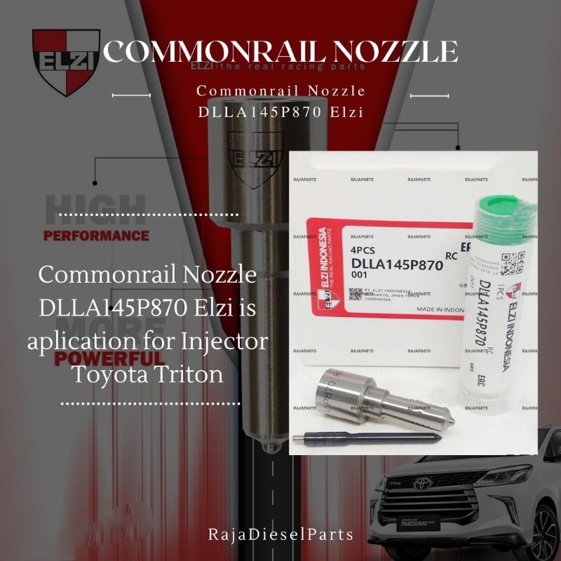 ELZI Commonrail Nozzle Mitsubishi Triton P870 Commonrail Nozzle DLLA145P870 Elzi Injector Triton