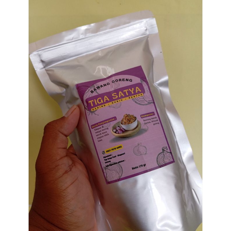 

Bawang Goreng Tiga Satya 170gr