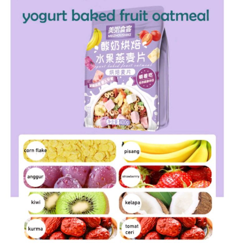 

youghurt baked fruit oatmeal