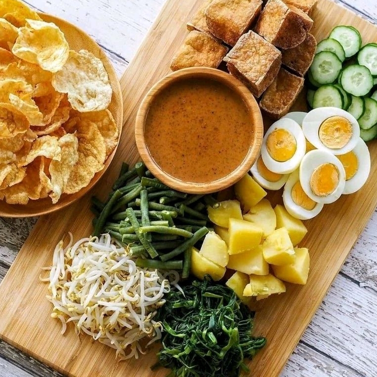 

PAKET GADO GADO SAYUR ORGANIK SEGAR FRESH SIAP MASAK GADOGADO BUMBU