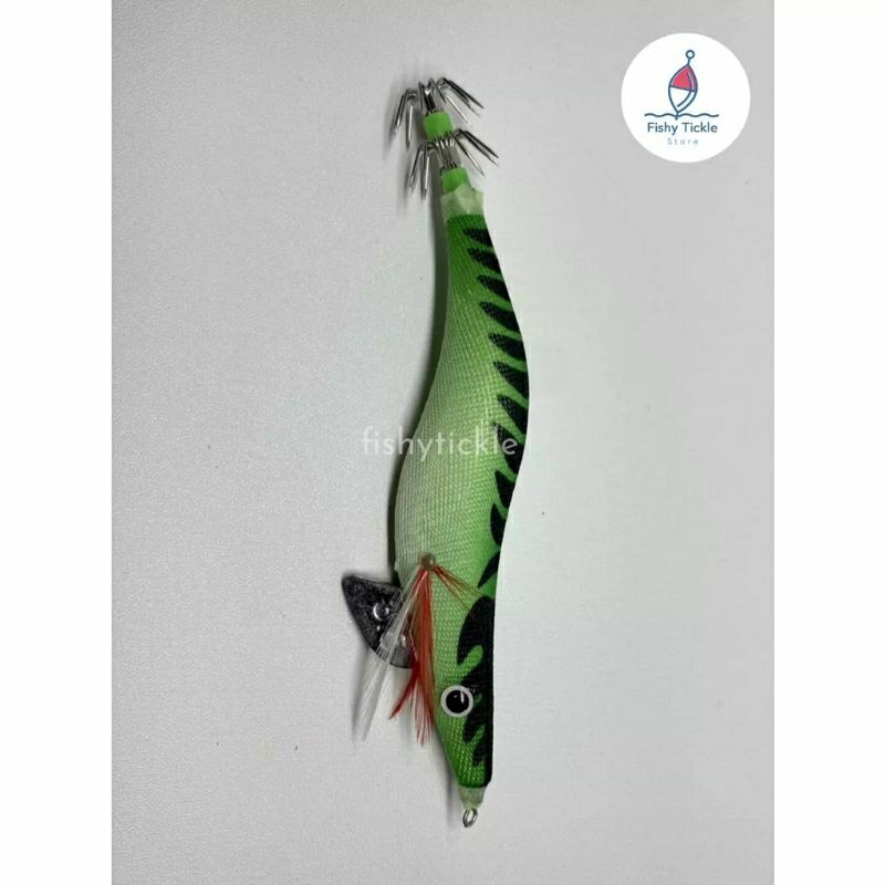 neng_afya umpan pancing cumi udang ebi kayu bunyi nyala size 3.0 dan 3.5 dan 4.0 squid jig premium p