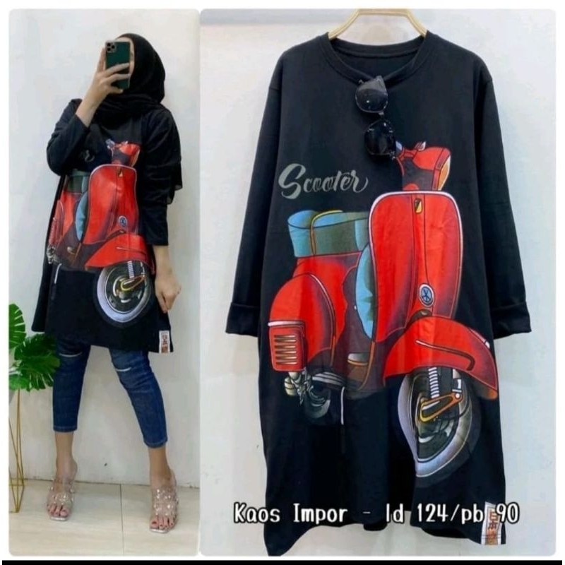 Tunik dan kaos Import Oversize