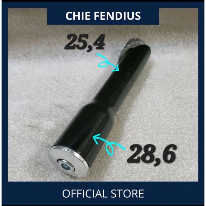 Adaptor stem Support Tiang Fork os 28.6 insert fork 25.4 mtb bmx.