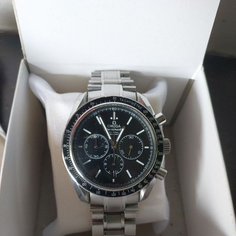 Jam Tangan Chronograph Omega***seamaster  preloved second bekas