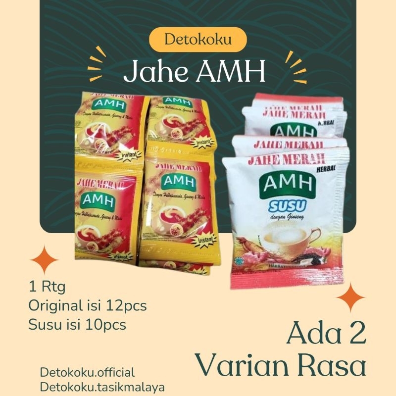 

Jahe Merah AMH Original dan Susu - 1 Renteng