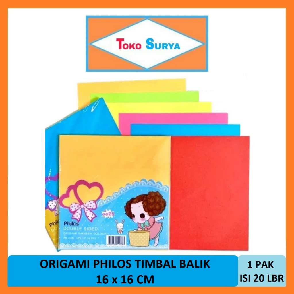 

Origami Philos Kertas Origami Timbal Balik 16 x 16 Cm