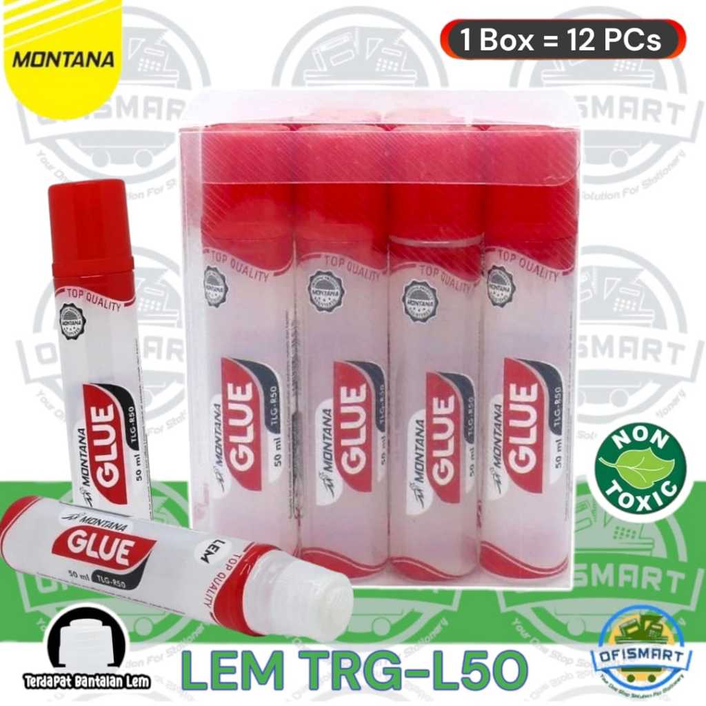 

Montana Liquid Glue Lem Kertas Cair TLG-R50 | @1Ktk=12PCs