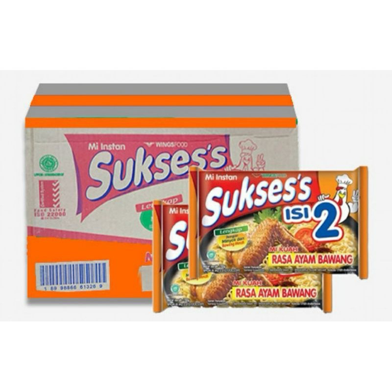 

Mie Sukses Isi 2 Kuah Ayam Bawang Isi 24 pcs