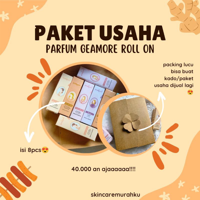 PAKET USAHA Parfum geamore roll on super murah