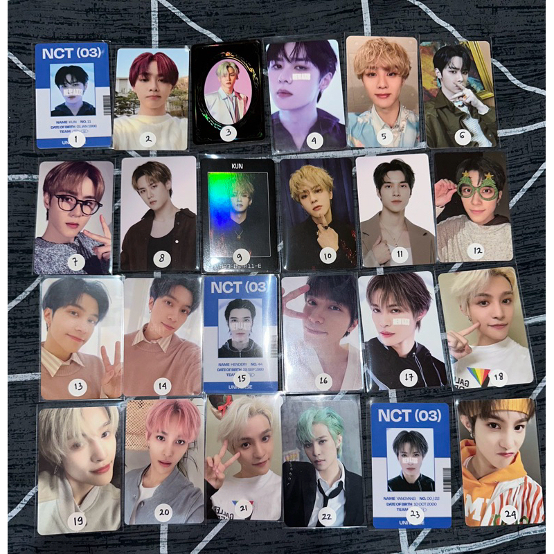 [Ubah ke SPX /Sicepat Setelah CO yaa❗️] Ready Stock} Clearance Sale WayV Official PC Kun Hendery Yan