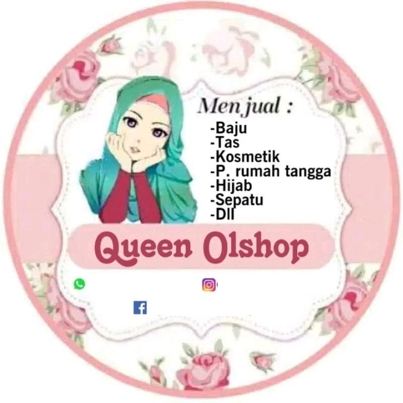 ( MINIMAL 100 PCS ) Stiker tempel logo barang / online shop / cemilan / makanan catering