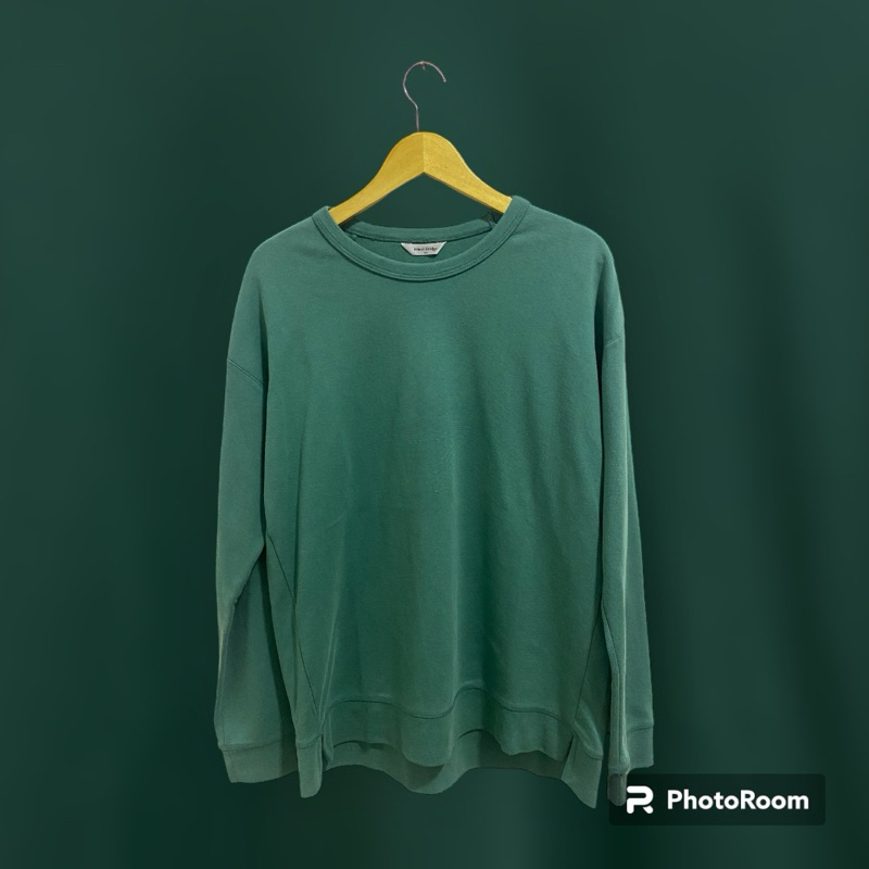 CREWNECK UNISEX / POLOS HIJAU BOTOL