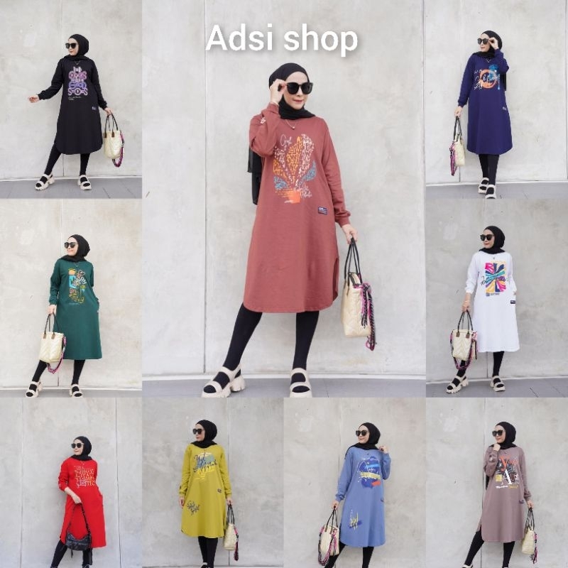 Midi tunik by gyl authentic/tunik wanita/tunik gyl original
