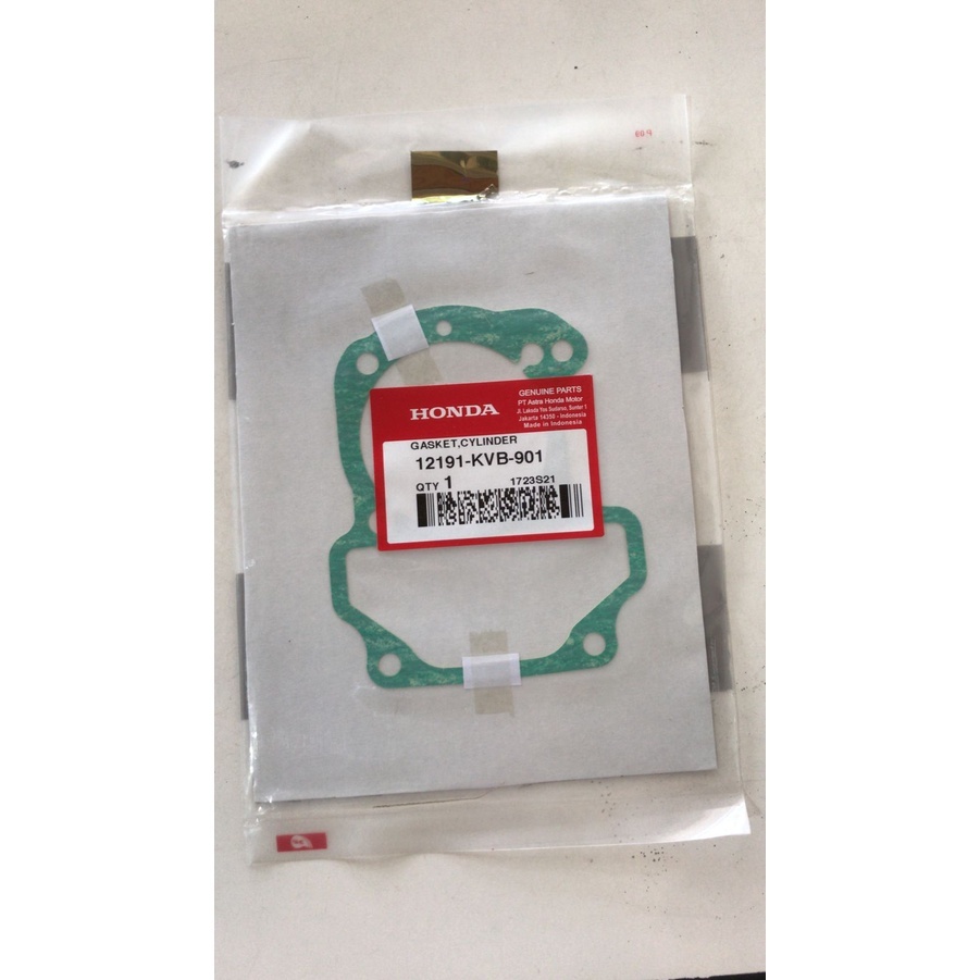 12191-KVB-901 Packing Gasket Blok Seher Boring Bawah Vario 110 CW Karbu ORI AHM 12191KVB901