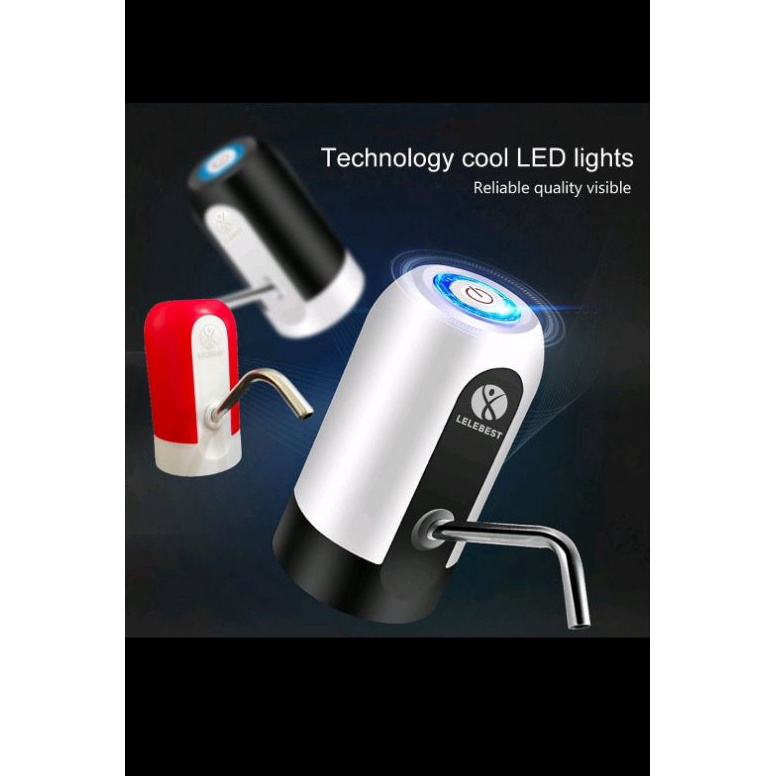 Terupdate POMPA GALON ELECTRIK TERBARU LELEBEST BATERY JUMBO 12Mah BWW