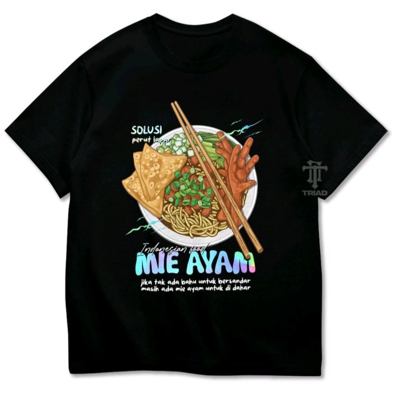 KAOS MIE AYAM INDONESIA FOOD