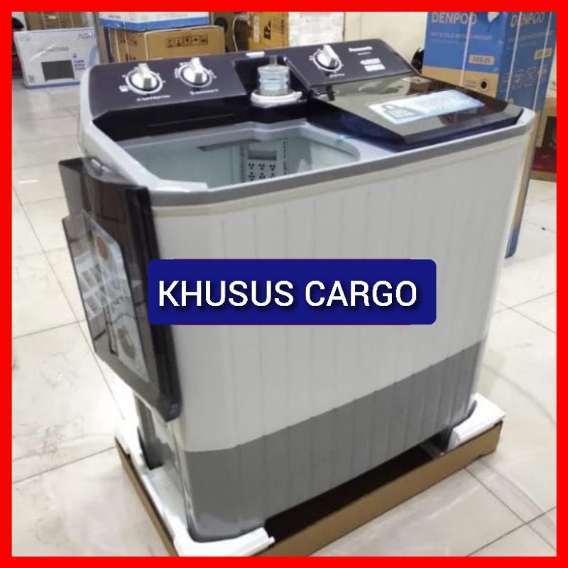 KHUSUS CARGO MESIN CUCI 2 TABUNG PANASONIC 14 KG NAW 145FC LOW WATT