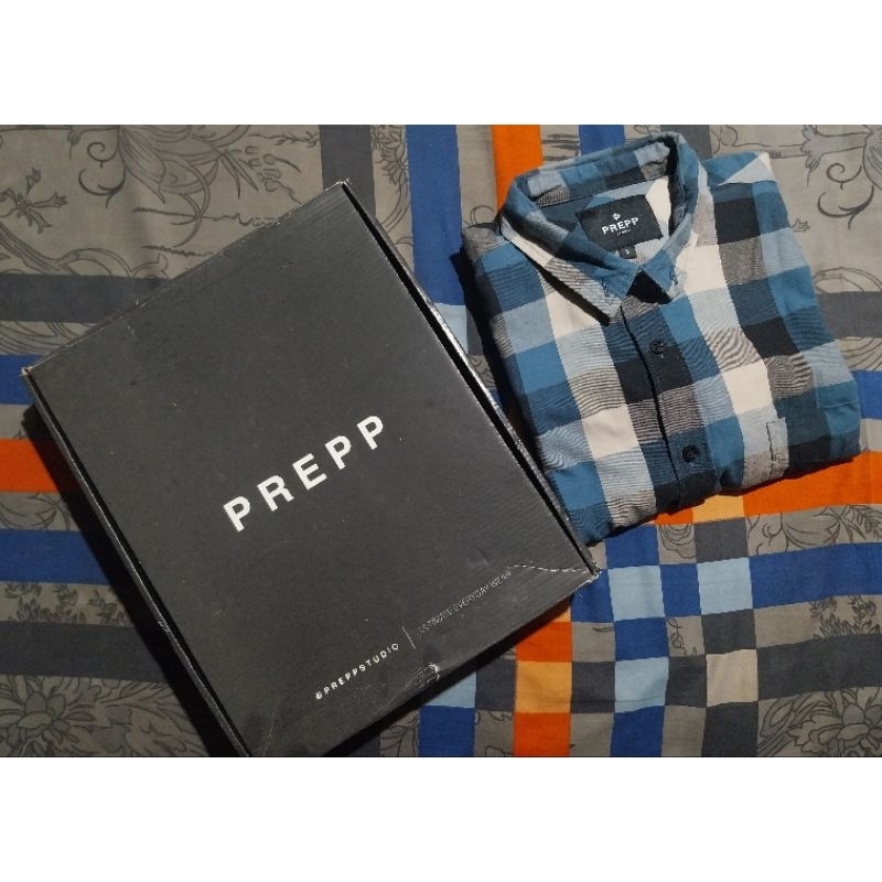 Prepp Studio Flannel Ultimate Dark Cyan Size S