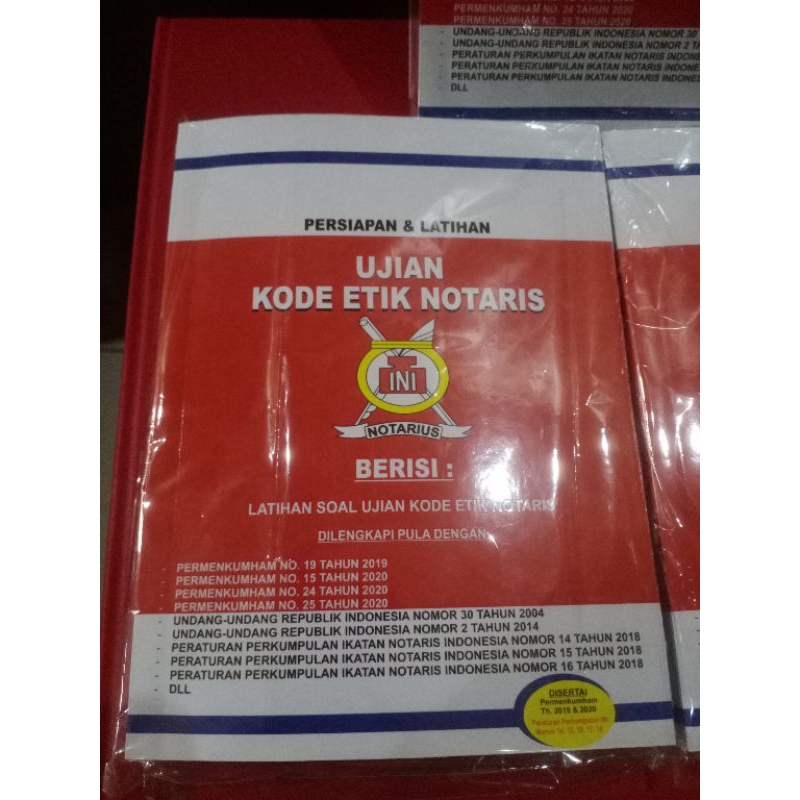 [TERBARU] Buku Ujian Kode Etik Notaris (UKEN)