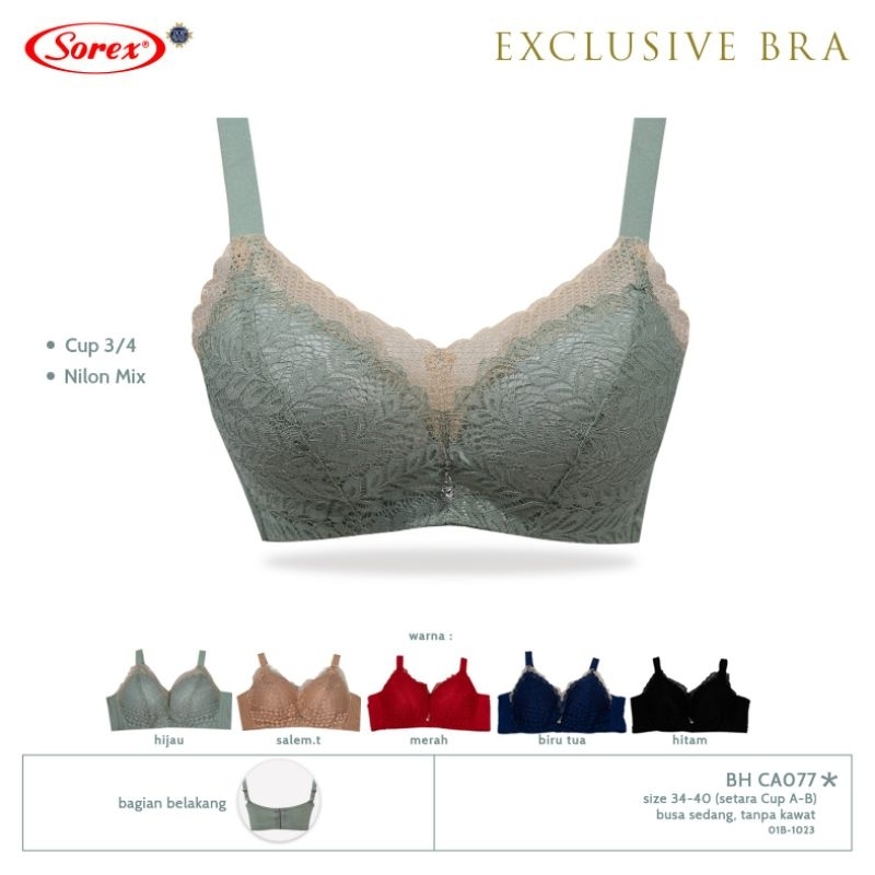 BRA SOREX EXCLUSIVE CA 077 BH PENEKAN LEMAK