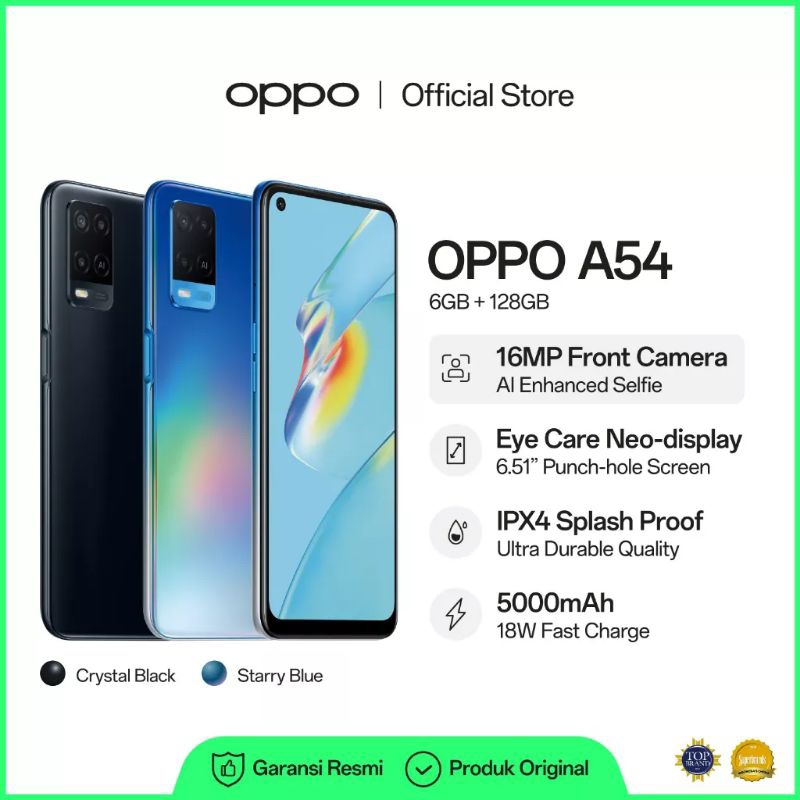 Oppo a54 ram 4/64GB