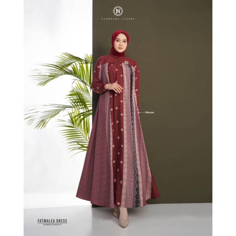 Fatmalea Dress Gamis mewah by Nadheera Luxury