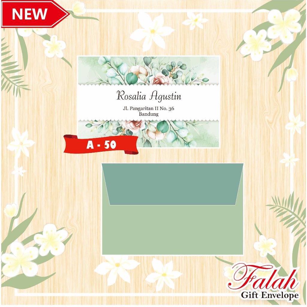 

Amplop Falah Motif A 50 Isi 50 Lembar Tanpa Tulisan
