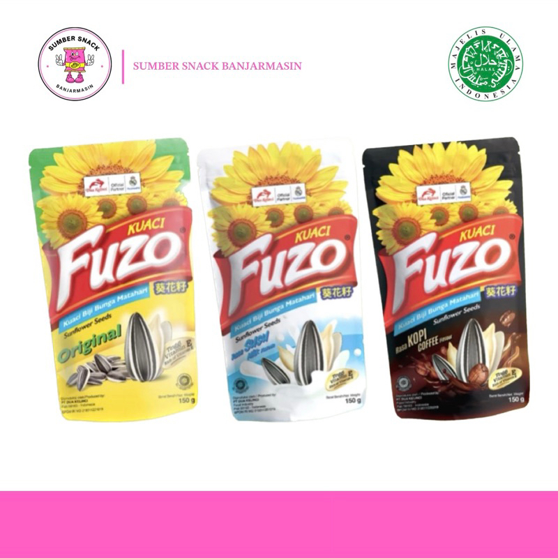 

Kuaci Fuzo (140g) (3 Varian Rasa)