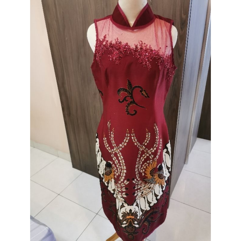 dress cheongsam preloved