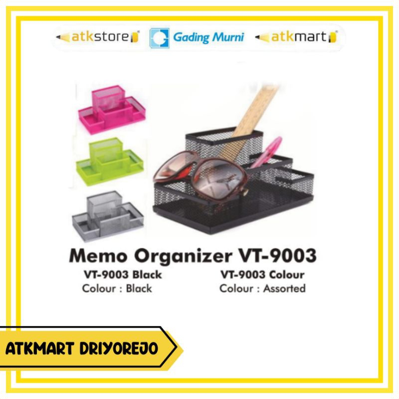 

V-TEC PENCIL CUP VT-9003 - PENCIL ORGANIZER - DESK ORGANIZER - MEMO ORGANIZER - MEMO HOLDER