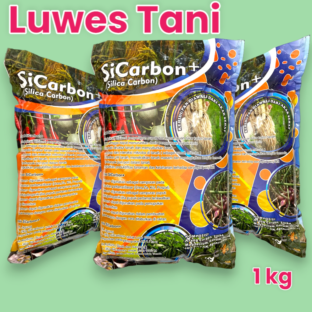 Sicarbon zPupuk Silika + Carbon 1 Kg