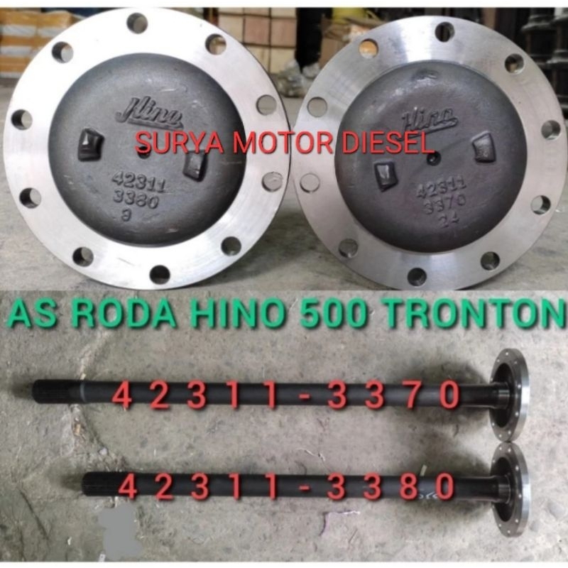 AS RODA BELAKANG HINO 500 TRONTON FM260JD 42311-3370 52311-3380