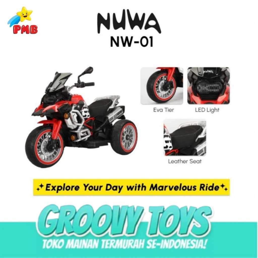 Mainan Anak Motor Aki GS Sport Nuwa - NW01