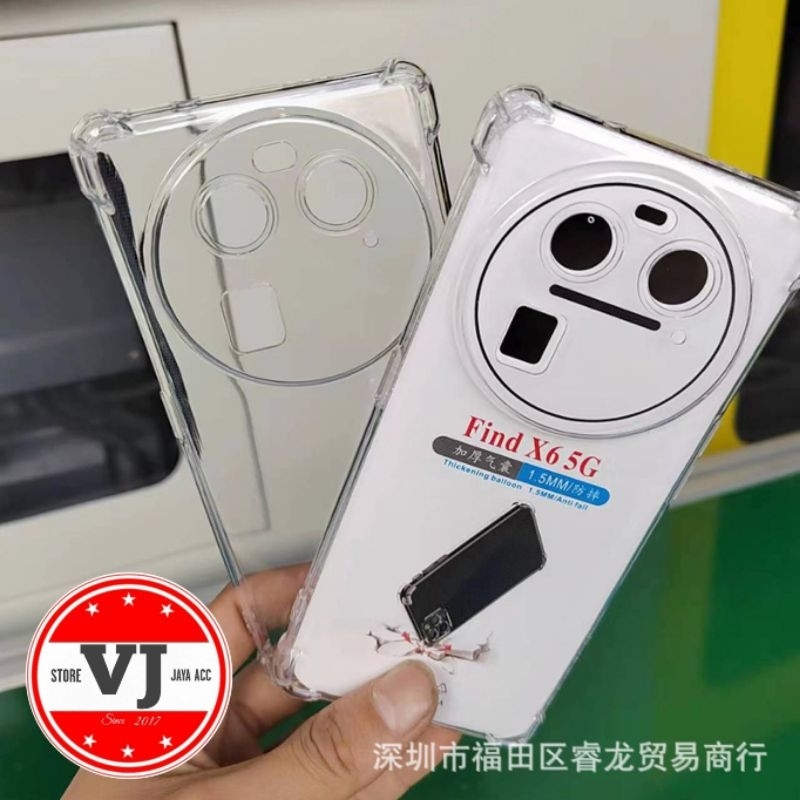 Softcase Anti Crack Oppo Find X6 Biasa Case TPU Silikon Oppo Find X6