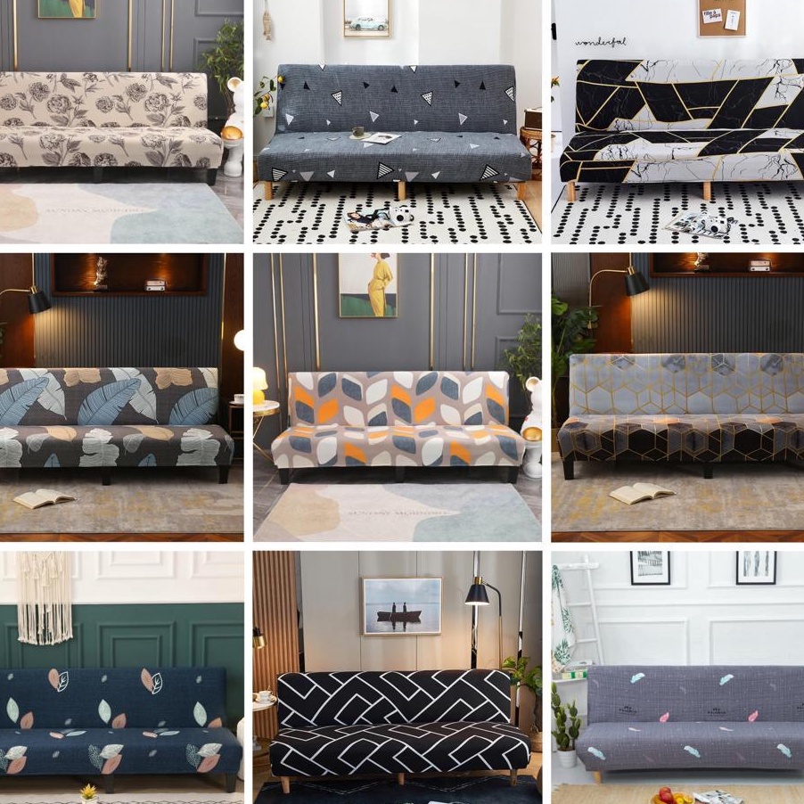 Dijamin Ori sarung sofa bed motif  cover sofa bed motif  sofa bed cover