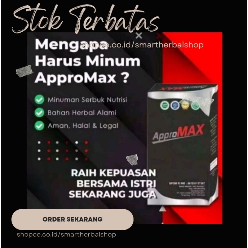 Obat Appromax Original Apromax Asli Vitaminya Pria Herbal Aman