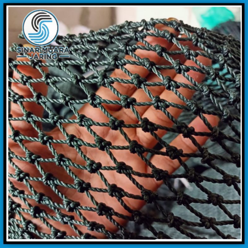 Jaring PE Tebal Lubang 1cm D36/Jaring Keramba/Jaring Tebal/Jaring Ayam Tebal/Jaring 1 Inch